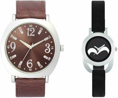 View Volga VL46VT16 Exclusive Leather & Plastic Boys & Girls Combo Watch  - For Men & Women Wrist Watches Price Online(Volga)