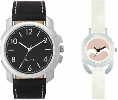 

Volga VL35VT20 Exclusive Leather & Plastic Boys & Girls Combo Watch - For Men & Women