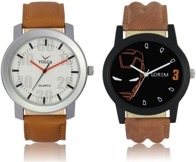Shivam Retail VL27LR04 New Latest Collection Leather Strap Men Watch  - For Boys   Watches  (Shivam Retail)