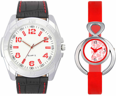 Volga VL29VT14 Exclusive Leather & Plastic Boys & Girls Combo Watch - For Men & Women