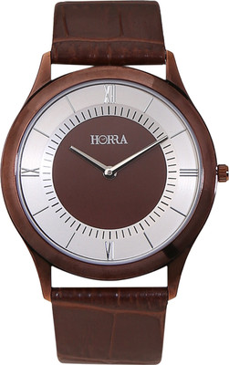 

Horra PB817MELBR1 Slimline Series Brown Dial Analog Watch - For Men