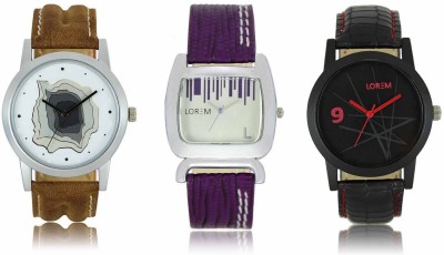 Shivam Retail LR08-09-207 New Latest Collection Leather Band Men & Women Combo Watch  - For Boys & Girls   Watches  (Shivam Retail)