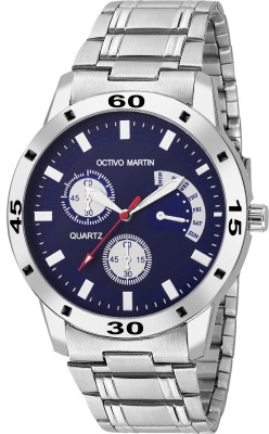 OCTIVO MARTIN OM-CH 1022 Blue Chronograph Pattern Watch  - For Men   Watches  (OCTIVO MARTIN)