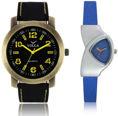 Shivam Retail VL33LR0208 New Latest Collection Leather Strap Boys & Girls Combo Watch  - For Men & Women   Watches  (Shivam Retail)