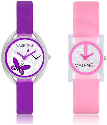 

VALENTIME VT2-8 Colorful Beautiful Womens Combo Wrist Watch - For Girls