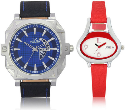 View Shivam Retail VL44LR0206 New Latest Collection Leather Belt Boys & Girls Combo Watch  - For Men & Women Wrist Watches Price Online(Shivam Retail)