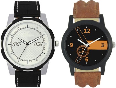 Shivam Retail VL40LR01 New Latest Collection Leather Band Men Watch  - For Boys   Watches  (Shivam Retail)