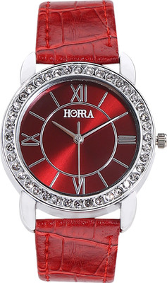 

Horra HR717WLM94 Eco Series Red Dial Analog Watch - For Women