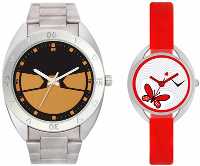 

Volga VL03VT04 Exclusive Leather & Plastic Boys & Girls Combo Watch - For Men & Women