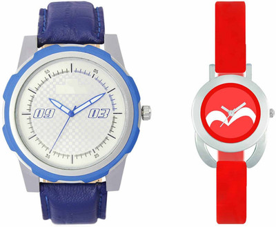

Volga VL41VT19 Exclusive Leather & Plastic Boys & Girls Combo Watch - For Men & Women