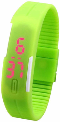 

Jack Klein Stylish light Green Sports Unisex Led Watch - For Boys & Girls