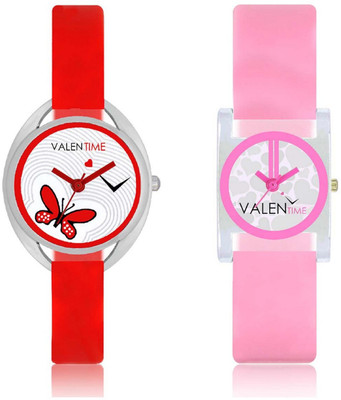 

VALENTIME VT4-8 Colorful Beautiful Womens Combo Wrist Watch - For Girls