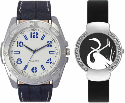 

Volga VL24VT21 Exclusive Leather & Plastic Boys & Girls Combo Watch - For Men & Women