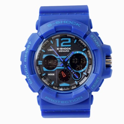 VITREND ™ S-Shock Menard Protection-Twin Sensor-Stander Display Fashion Blue New Watch  - For Men & Women   Watches  (Vitrend)