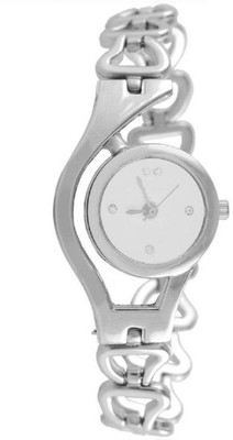 

INDIANEAGLE New Trendy Chain Silver Analog Watch - For Women