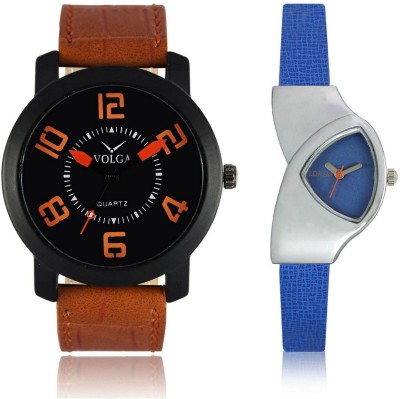 Shivam Retail VL20LR0208 New Latest Collection Leather Strap Boys & Girls Combo Watch  - For Men & Women   Watches  (Shivam Retail)