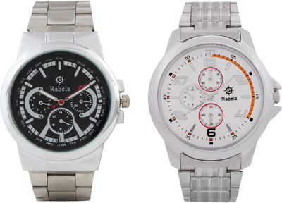

Rabela Combo Chain Watch - For Men