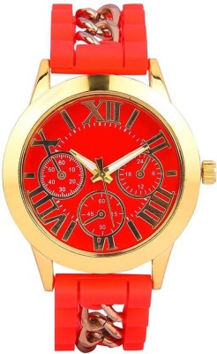Shivam Retail Special Designer Red Metal Chain Also Looking Stylish Of Women Watch  - For Girls   Watches  (Shivam Retail)