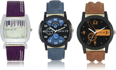 

LOREM New LR01-02-207 Exclsive Best Stylish Combo Watch - For Boys & Girls