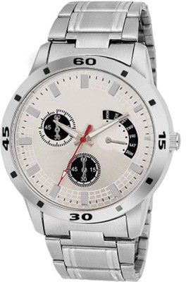 Shivam Retail Attractive And Best Designer Silver Steel-0101 Boys Are Also Looking Formal Watch  - For Men   Watches  (Shivam Retail)