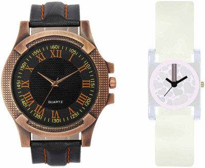 

Volga VL23VT10 Exclusive Leather & Plastic Boys & Girls Combo Watch - For Men & Women