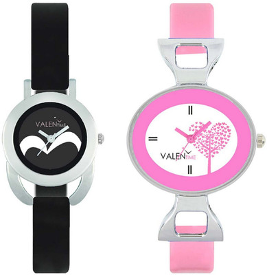 

VALENTIME VT16-30 Colorful Beautiful Womens Combo Wrist Watch - For Girls