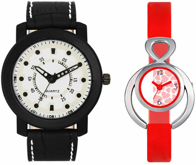 

Volga VL16VT14 Exclusive Leather & Plastic Boys & Girls Combo Watch - For Men & Women