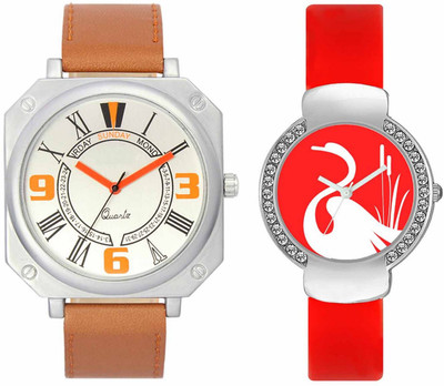 Volga VL45VT25 Exclusive Leather & Plastic Boys & Girls Combo Watch  - For Men & Women   Watches  (Volga)