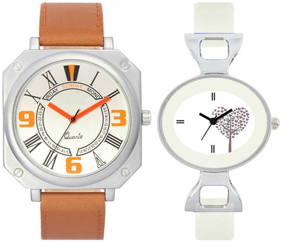 

Volga VL45VT32 Exclusive Leather & Plastic Boys & Girls Combo Watch - For Men & Women