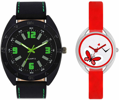 View Volga VL18VT04 Exclusive Leather & Plastic Boys & Girls Combo Watch  - For Men & Women Wrist Watches Price Online(Volga)