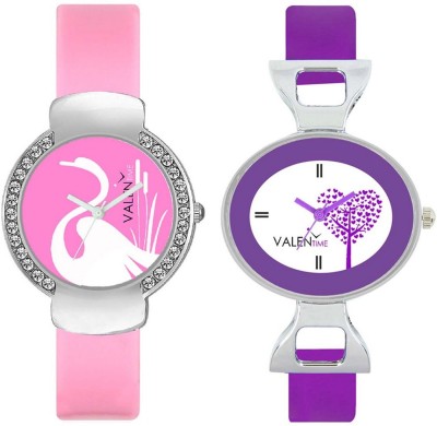 VALENTIME VT24-28 Colorful Beautiful Womens Combo Wrist Watch  - For Girls   Watches  (Valentime)