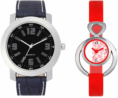 

Volga VL30VT14 Exclusive Leather & Plastic Boys & Girls Combo Watch - For Men & Women