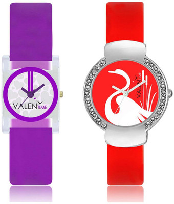 

VALENTIME VT7-25 Colorful Beautiful Womens Combo Wrist Watch - For Girls