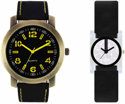 

Volga VL33VT06 Exclusive Leather & Plastic Boys & Girls Combo Watch - For Men & Women