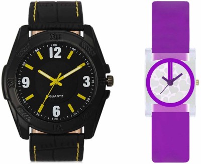 Volga VL17VT07 Exclusive Leather & Plastic Boys & Girls Combo Watch  - For Men & Women   Watches  (Volga)