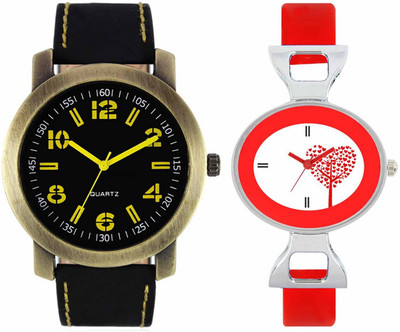 

Volga VL33VT31 Exclusive Leather & Plastic Boys & Girls Combo Watch - For Men & Women