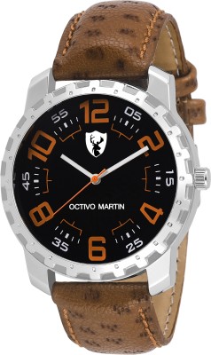 OCTIVO MARTIN OM-LT 1006 Black & Brown Watch  - For Men   Watches  (OCTIVO MARTIN)