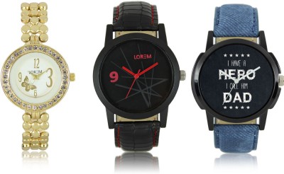 Shivam Retail LR07-08-203 New Latest Collection Metal & Leather Strap Men & Women Combo Watch  - For Boys & Girls   Watches  (Shivam Retail)
