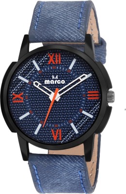 MARCO matte mr-lr4408-blue-denim blue Watch  - For Men   Watches  (Marco)