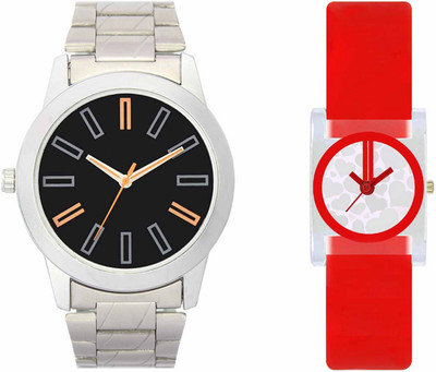 

Volga VL01VT09 Exclusive Leather & Plastic Boys & Girls Combo Watch - For Men & Women