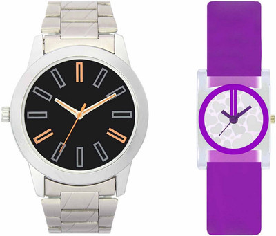 

Volga VL01VT07 Exclusive Leather & Plastic Boys & Girls Combo Watch - For Men & Women