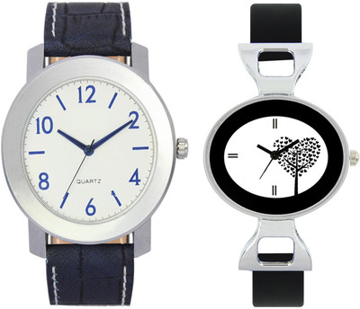 Volga VL11VT27 Exclusive Leather & Plastic Boys & Girls Combo Watch - For Men & Women
