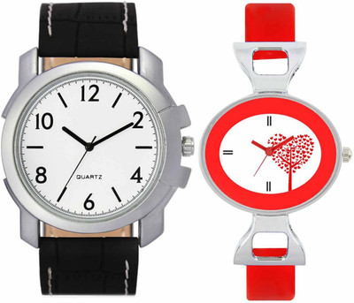 

Volga VL12VT31 Exclusive Leather & Plastic Boys & Girls Combo Watch - For Men & Women