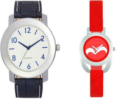 

Volga VL11VT19 Exclusive Leather & Plastic Boys & Girls Combo Watch - For Men & Women