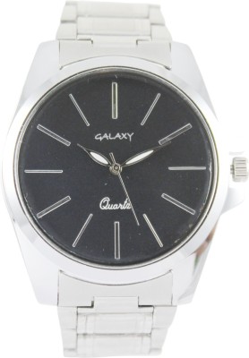 Galaxy GY080BLKSLR Watch  - For Men   Watches  (Galaxy)