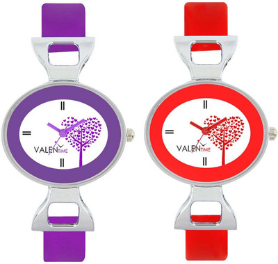 

VALENTIME VT28-31 Colorful Beautiful Womens Combo Wrist Watch - For Girls