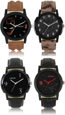 Shivam Retail LR03-04-06-08 New Latest Collection Leather Band Men Watch  - For Boys   Watches  (Shivam Retail)