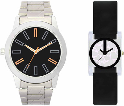 

Volga VL01VT06 Exclusive Leather & Plastic Boys & Girls Combo Watch - For Men & Women