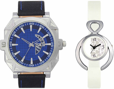 View Volga VL44VT15 Exclusive Leather & Plastic Boys & Girls Combo Watch  - For Men & Women Wrist Watches Price Online(Volga)