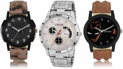 Shivam Retail LR03-04-101 New Latest Collection Metal & Leather Strap Men Watch  - For Boys   Watches  (Shivam Retail)